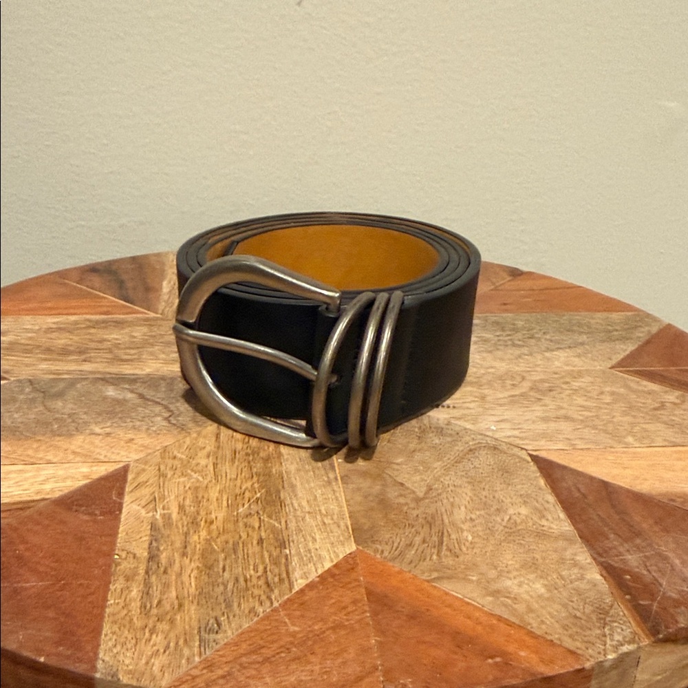 Melrose and Market Black Leather Belt Bag